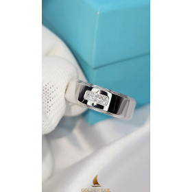 Каблучка із білого золота з діамантами у стилі Tiffany